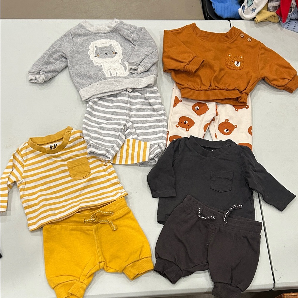 Baby Outfit Bundle with Animal Prints